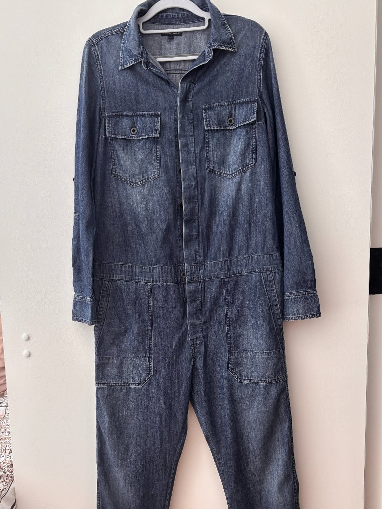 Women’s Denim Jumpsuit - Citizens Of Humanity Dreamer Blue Pantsuit Size M